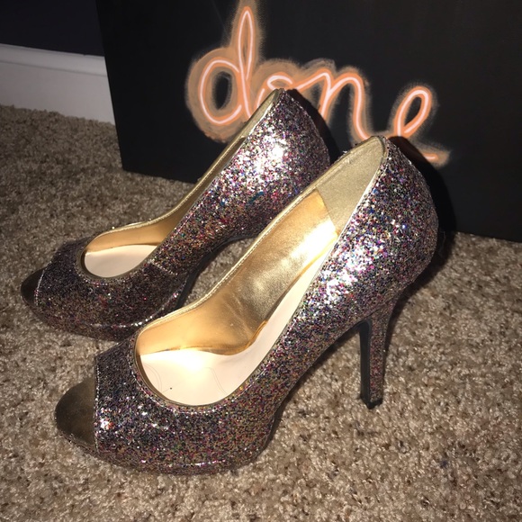Candie's Shoes - Candie’s Glitter Sparkle 3” Heels
